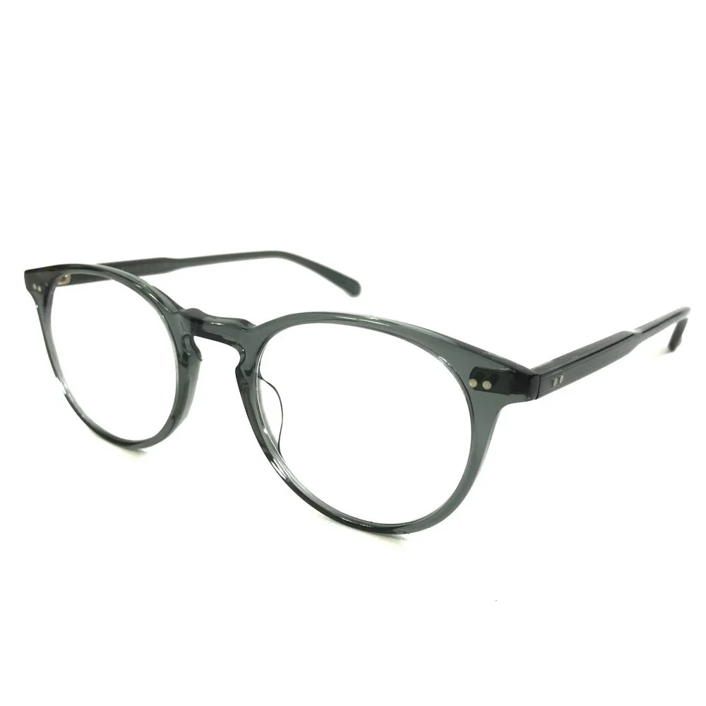 Garrett Leight Eyeglasses Frames WINWARD SGY Sea Gray Round Full Rim 47-21-145